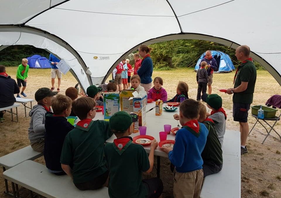 Beavers go to Skreens Scout Camp